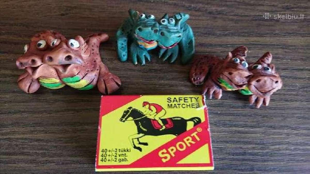 Gražios molinės statulėlės - Drakoniukai 3 vnt - nuotraukos Nr. 7