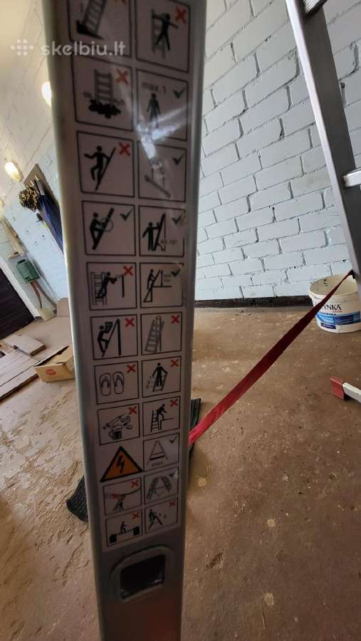 Teleskopinės aliuminės kopečios - nuotraukos Nr. 7