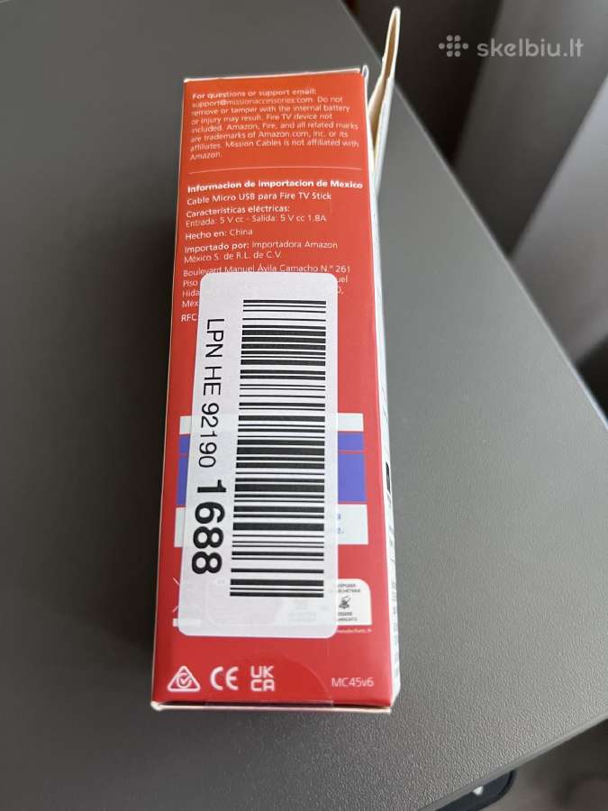 Mission Usb Power Cable - nuotraukos Nr. 2