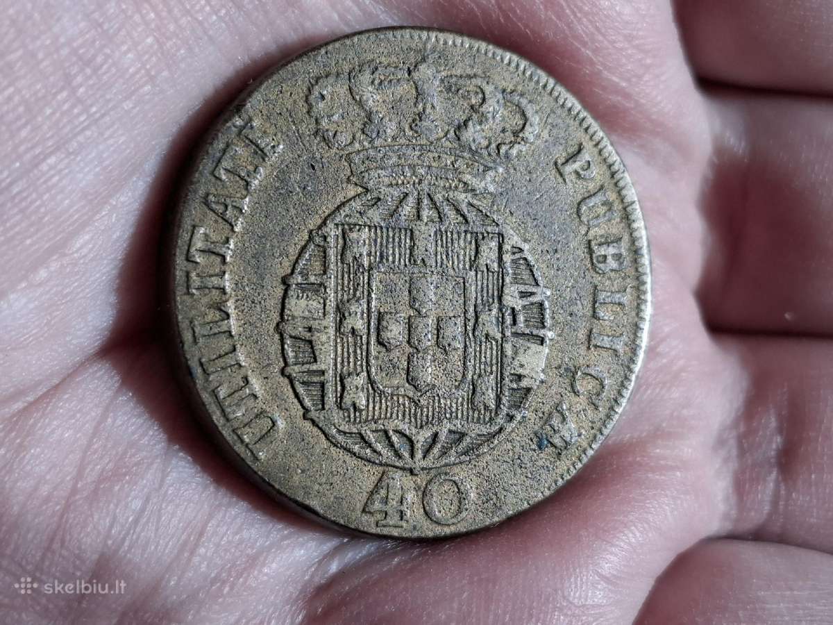 Portugalija 40 reis 1823