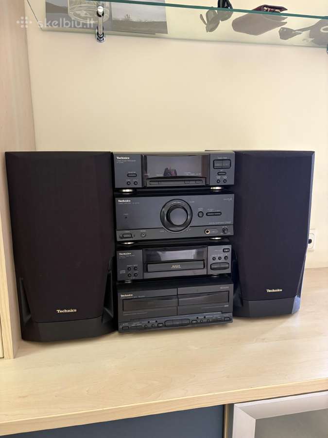 Technics muzikinis centras su kolonėlėm - nuotraukos Nr. 2