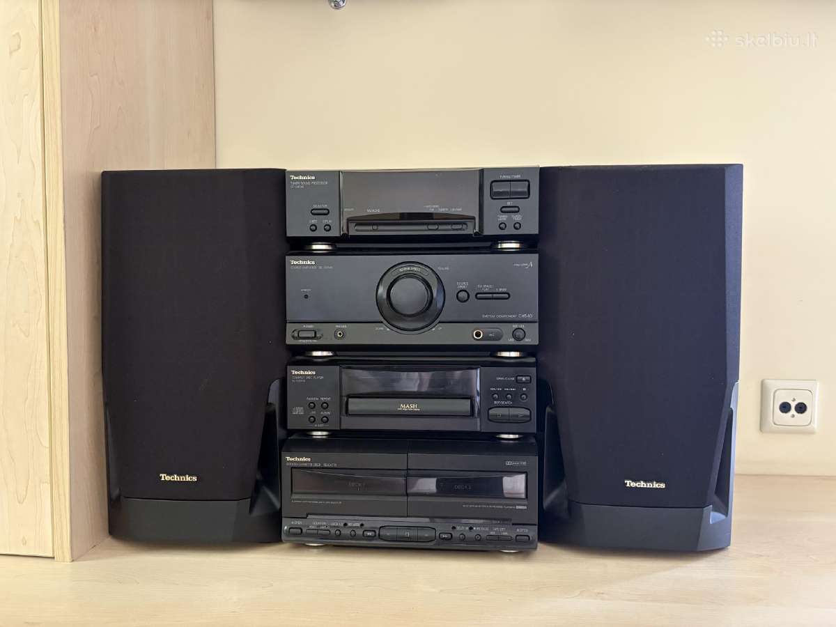 Technics muzikinis centras su kolonėlėm