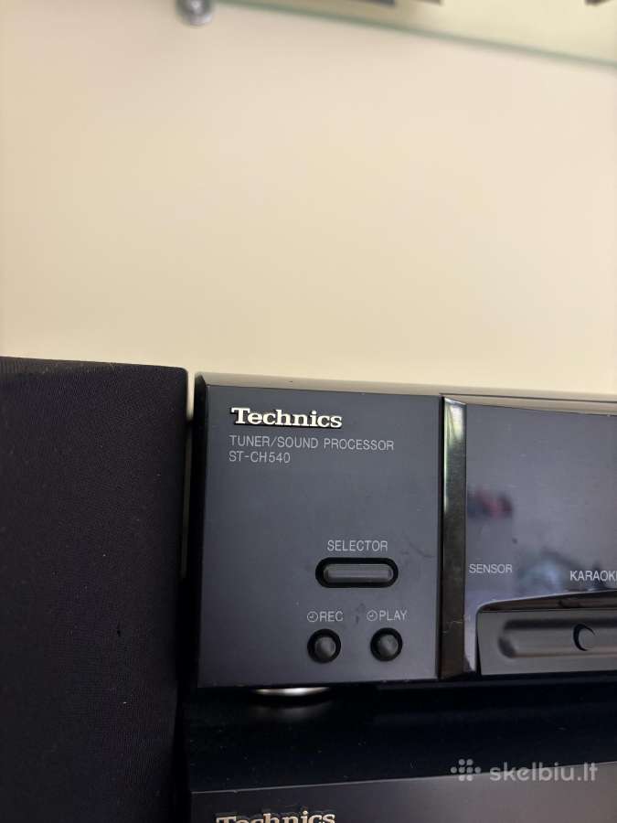 Technics muzikinis centras su kolonėlėm - nuotraukos Nr. 3