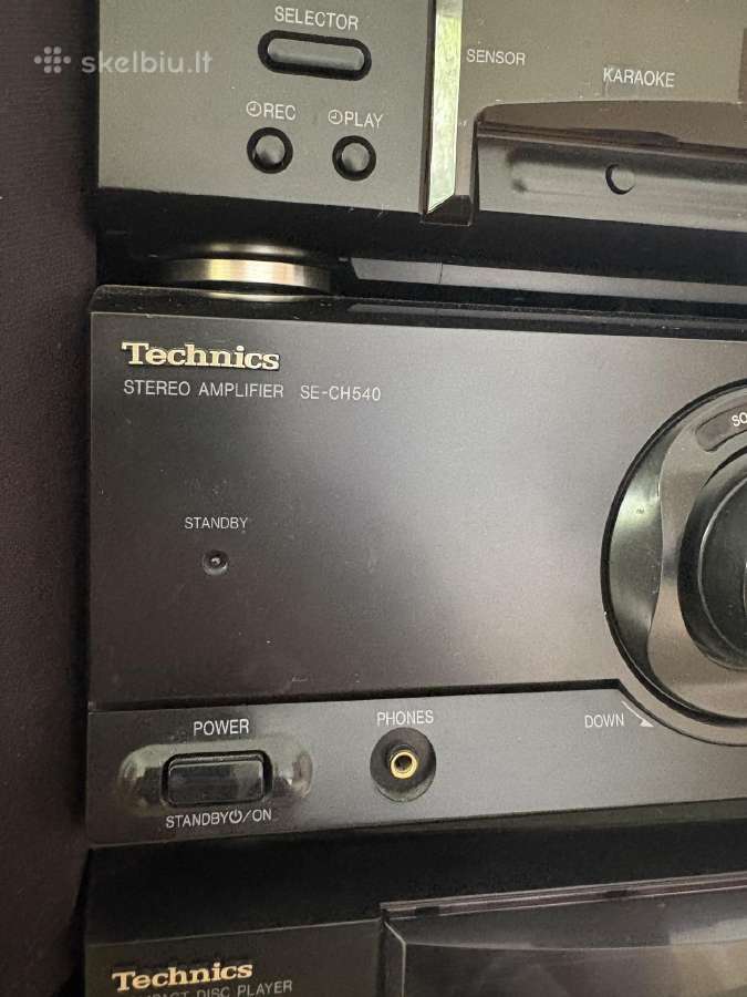 Technics muzikinis centras su kolonėlėm - nuotraukos Nr. 4