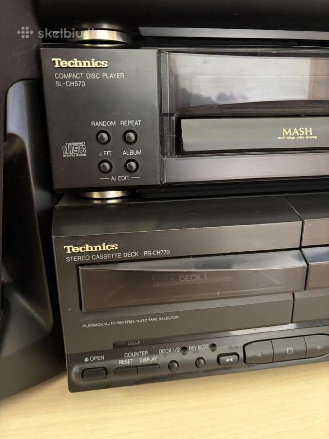 Technics muzikinis centras su kolonėlėm - nuotraukos Nr. 5
