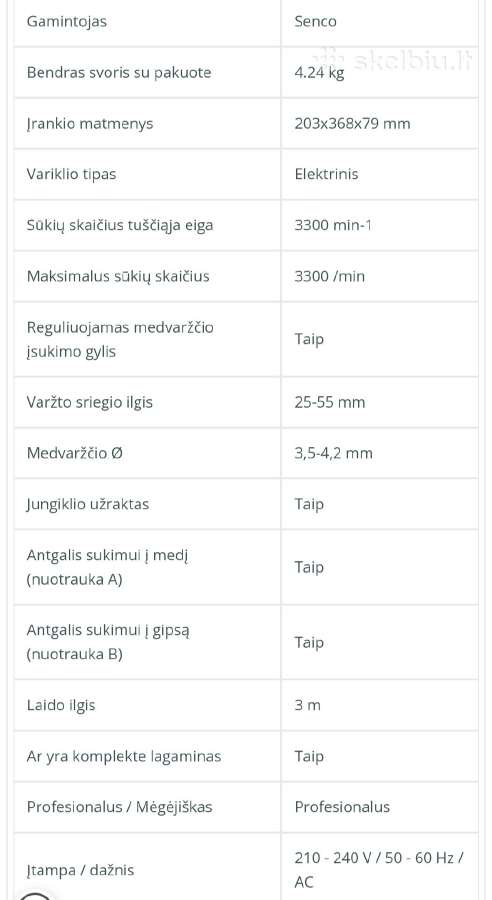 Automatinis medsraigčių suktuvas - nuotraukos Nr. 6