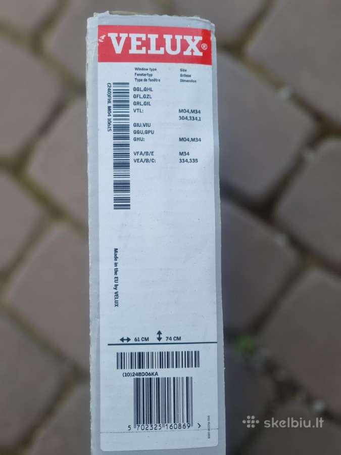 Velux stoglangių žaliuzes 6174