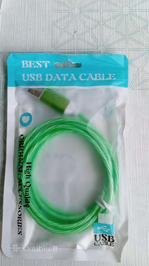 Usb type C Įkrovimo laidai