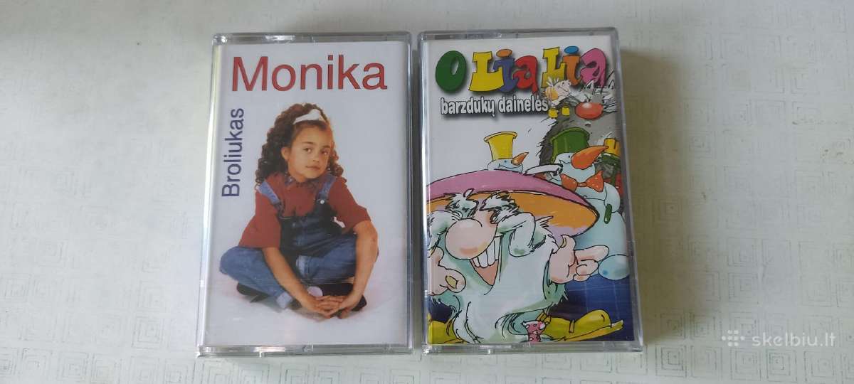 Naujos audio kasetės, neispakuotos