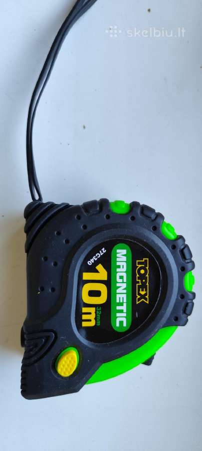 Ruletė su magnetu Topex 10m 32mm