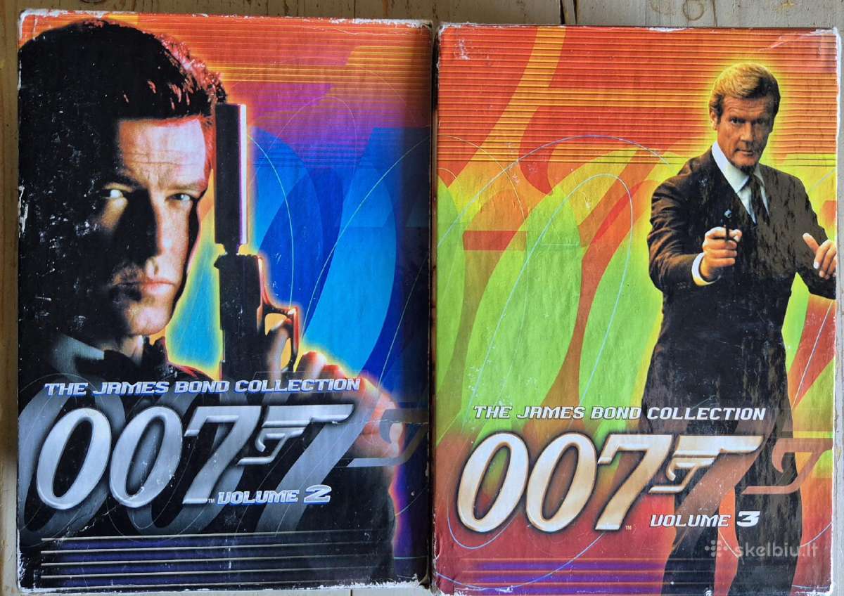 James bond 11vnt. originalių dvd rinkinys