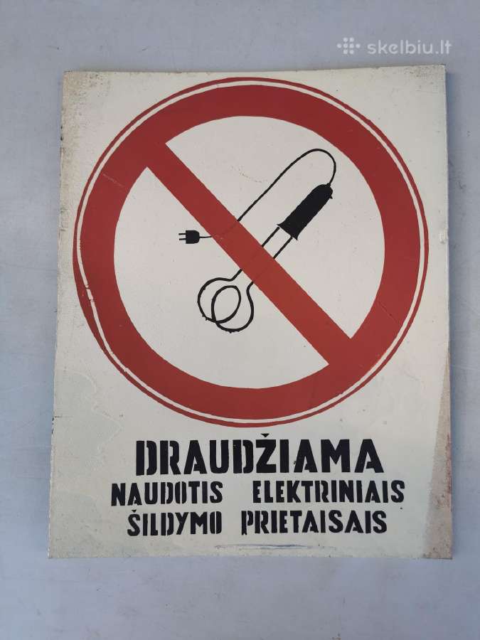 Įspėjamieji plakatai - nuotraukos Nr. 3