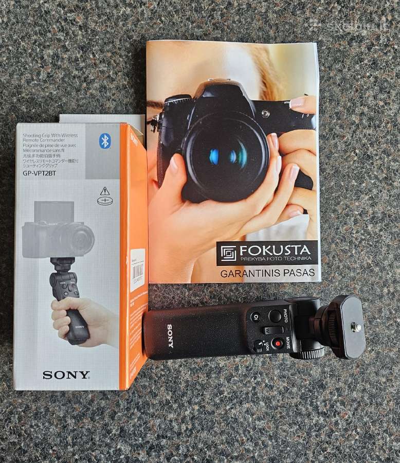 Kompaktinio fotoaparato rankena Sony