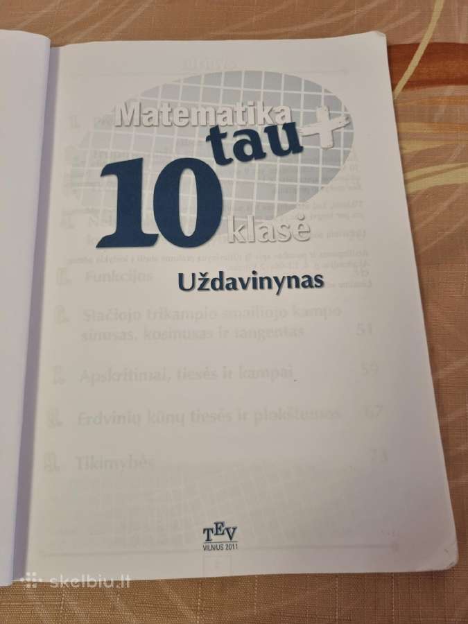 Matematika tau+ 10 kl uždavinynas - nuotraukos Nr. 2