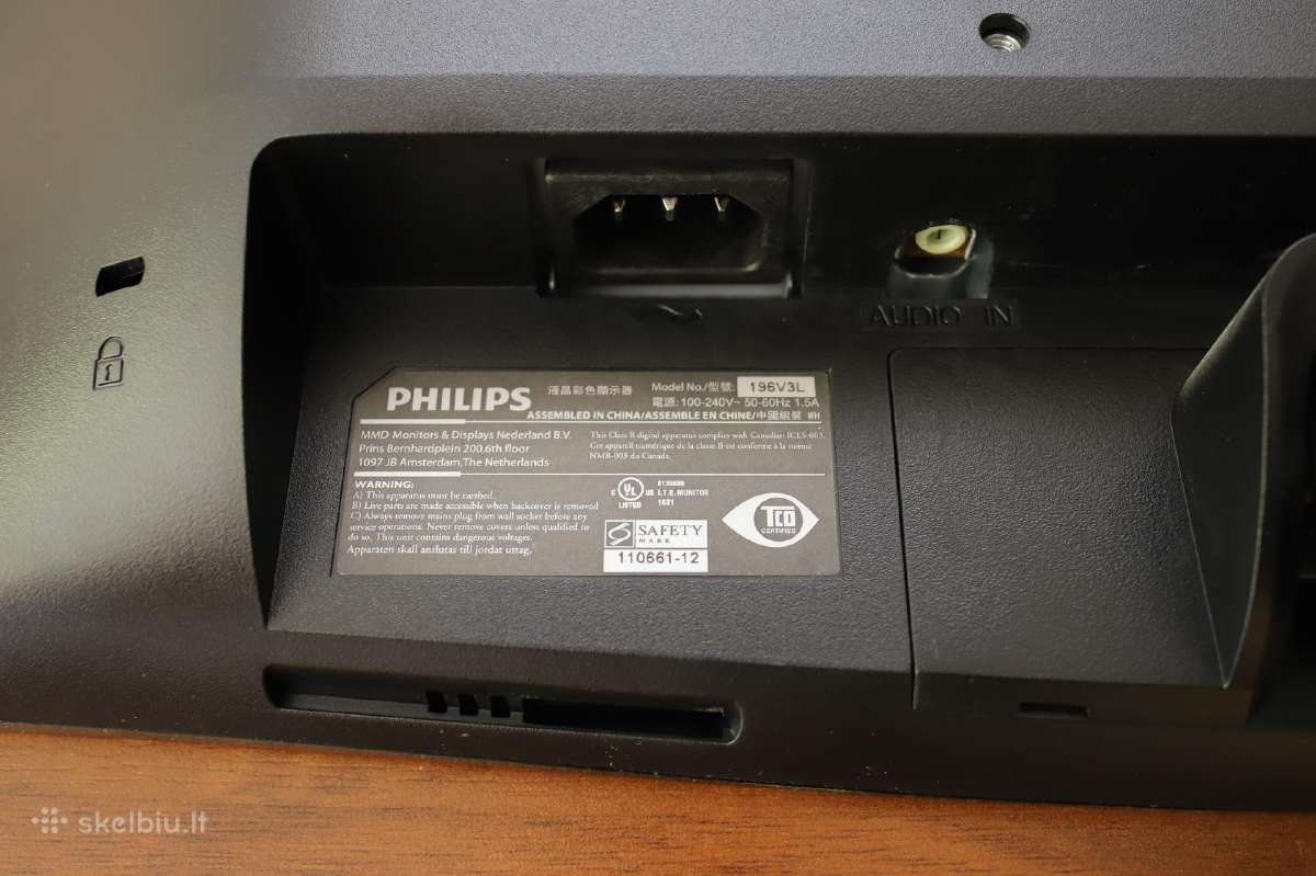 Philips 19 coliu monitorius Vga - nuotraukos Nr. 6