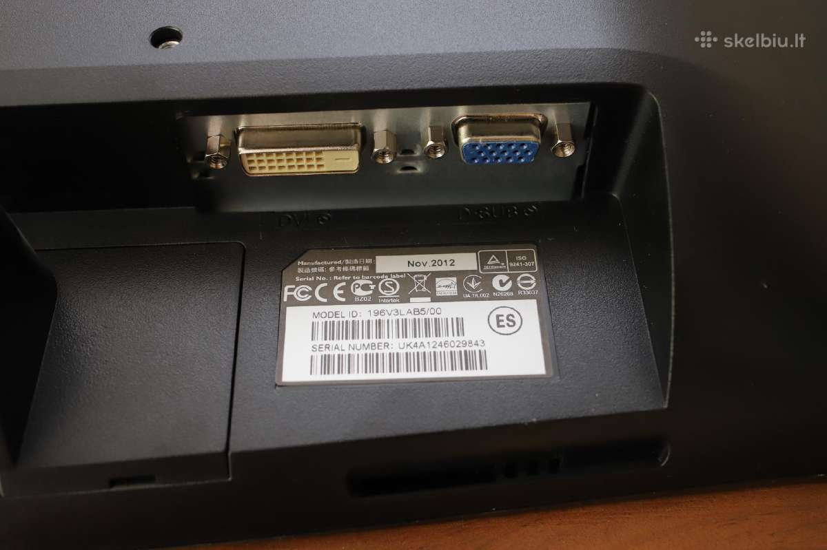 Philips 19 coliu monitorius Vga - nuotraukos Nr. 7