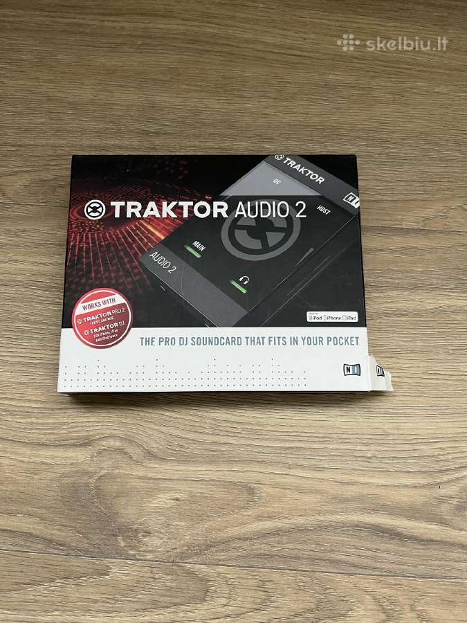 Traktor Audio 2 garso korta / audio interface