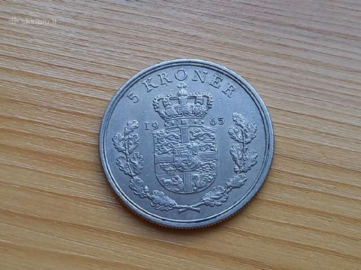 Danija 1965 5 kronos