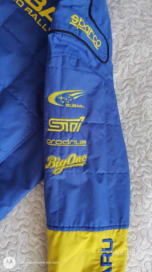 Originali vyriška/moteriška Subaru Sparco striukė - nuotraukos Nr. 2