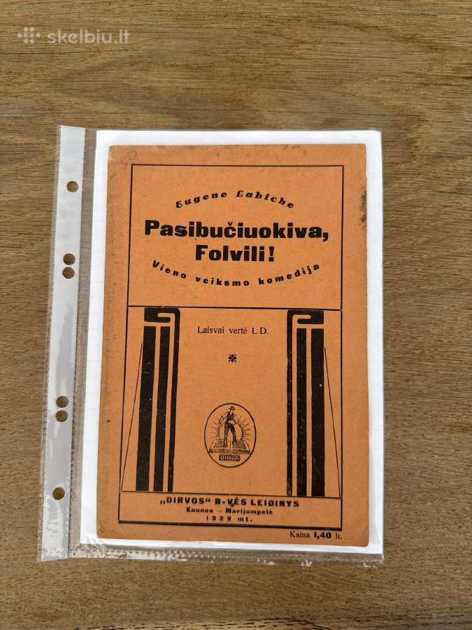 Pasibučiuokiva, Folvili! 1929 m.
