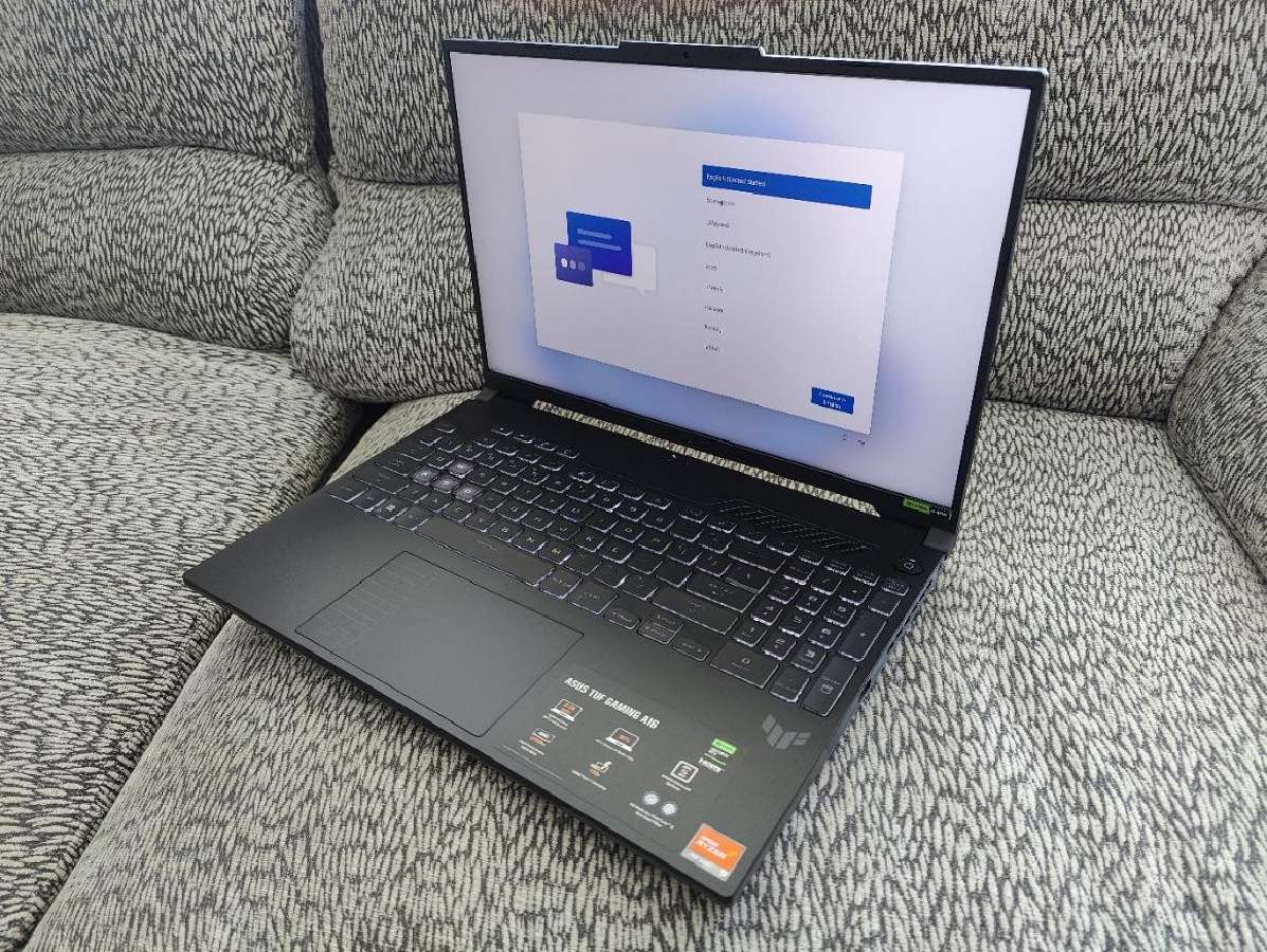 Asus Tuf Gaming A16 7940hx 96gb RAM rtx 4070 8gb - nuotraukos Nr. 5