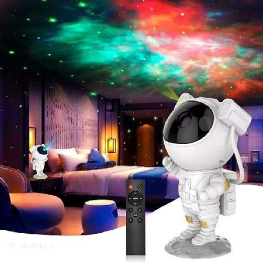 LED galaktikos projektorius Astronautas - nuotraukos Nr. 2