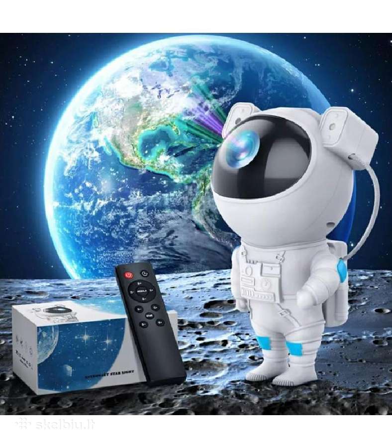 LED galaktikos projektorius Astronautas - nuotraukos Nr. 5
