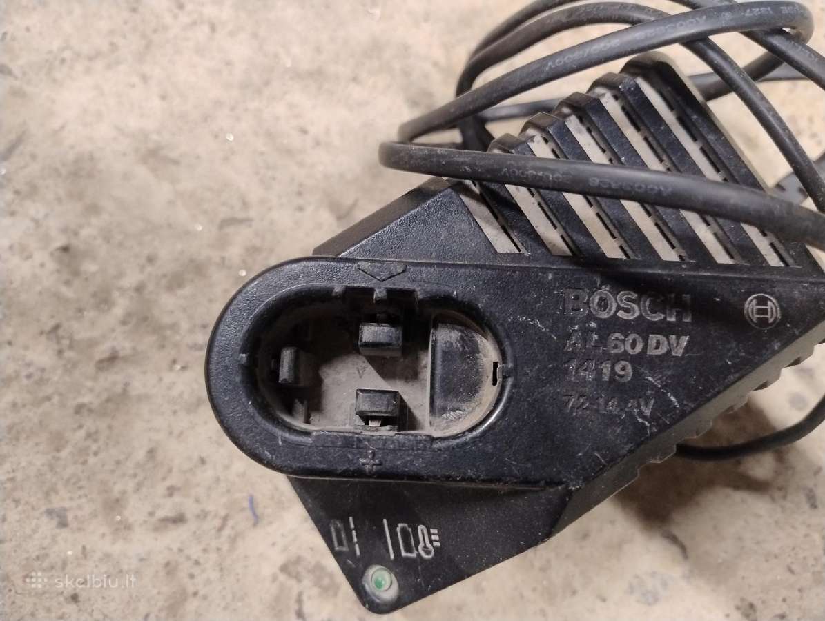 Bosch 14v 1.9a Al60dv pakrovejas ikroviklis - nuotraukos Nr. 2