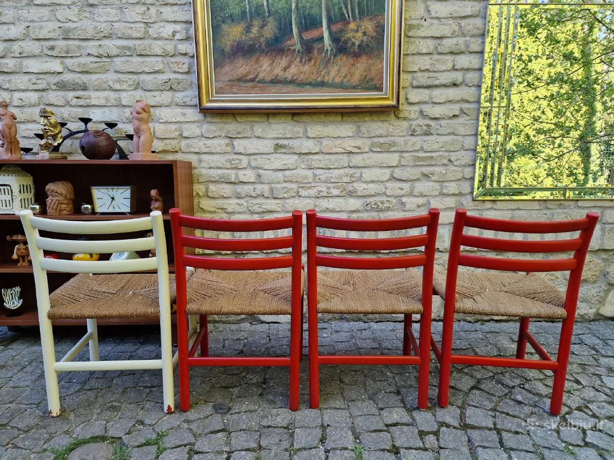 Vintažinės mid century autorinės kėdės - nuotraukos Nr. 2