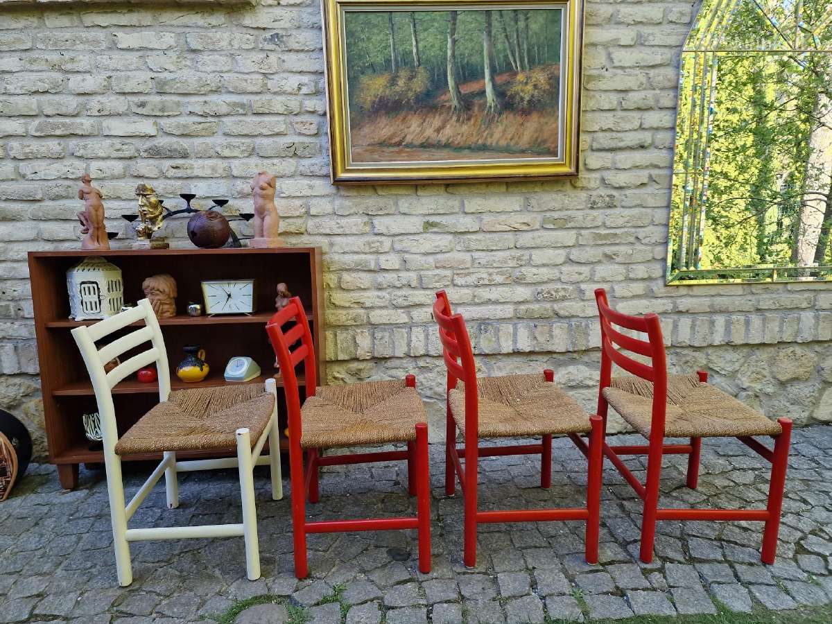 Vintažinės mid century autorinės kėdės - nuotraukos Nr. 17