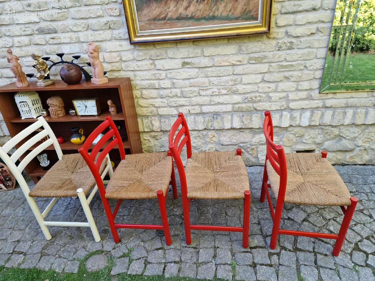 Vintažinės mid century autorinės kėdės - nuotraukos Nr. 25