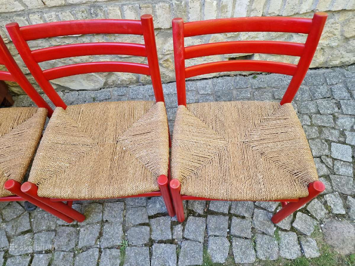 Vintažinės mid century autorinės kėdės - nuotraukos Nr. 21