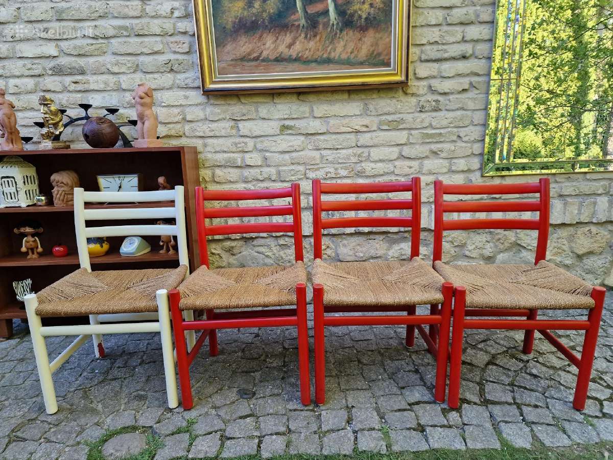 Vintažinės mid century autorinės kėdės - nuotraukos Nr. 26