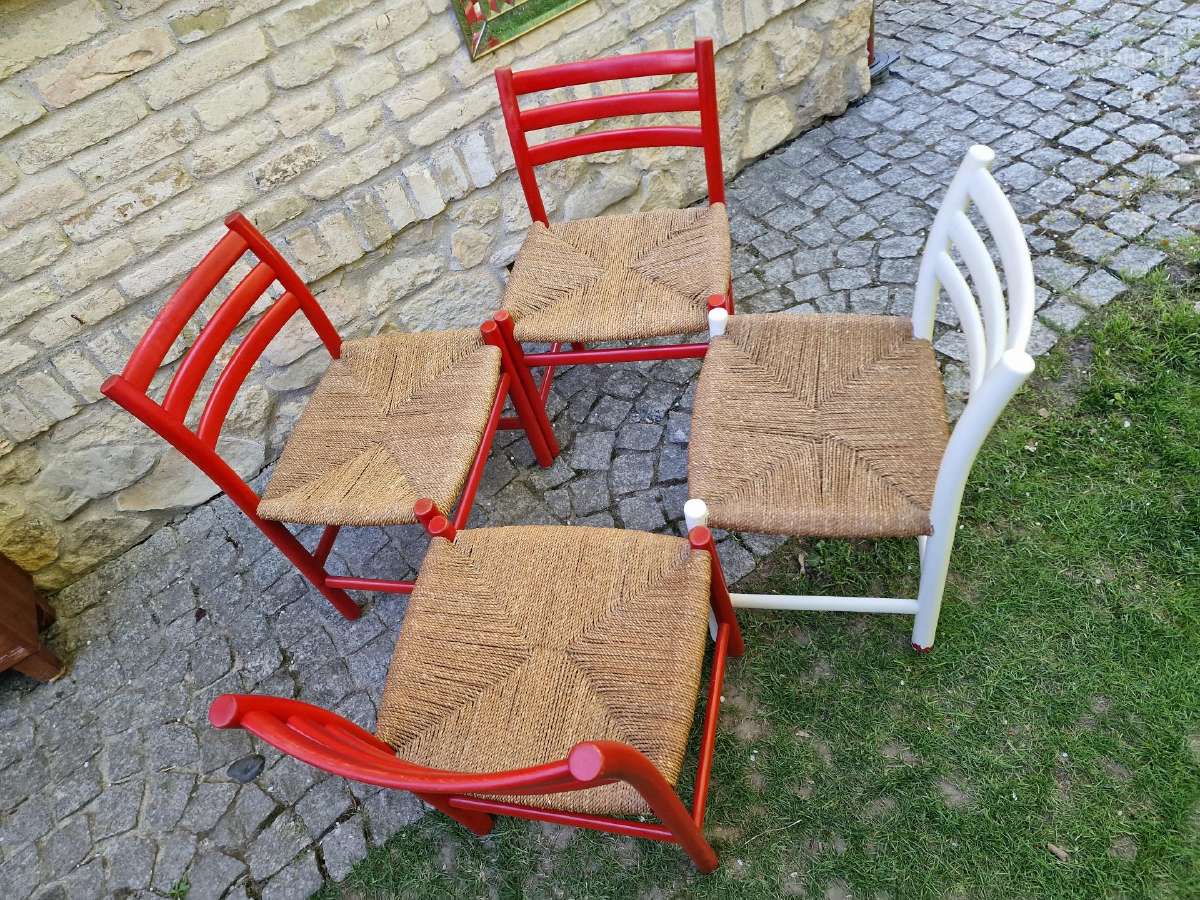 Vintažinės mid century autorinės kėdės - nuotraukos Nr. 35