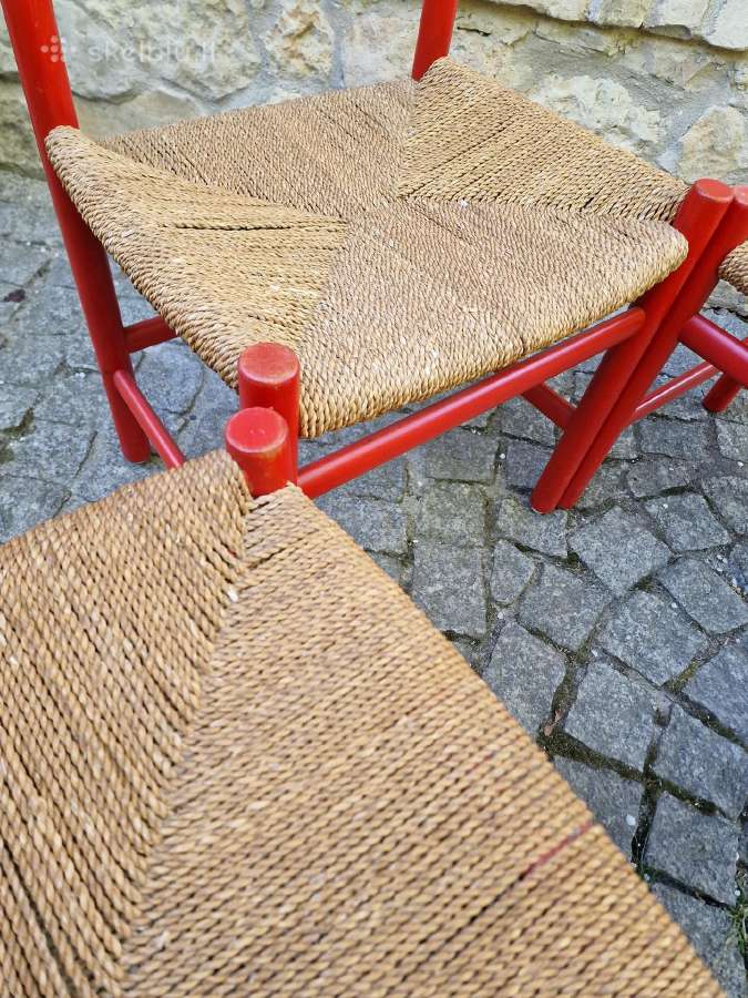 Vintažinės mid century autorinės kėdės - nuotraukos Nr. 36