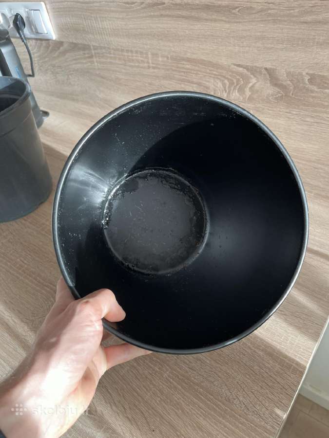Vazonas 24cm juodas - nuotraukos Nr. 2