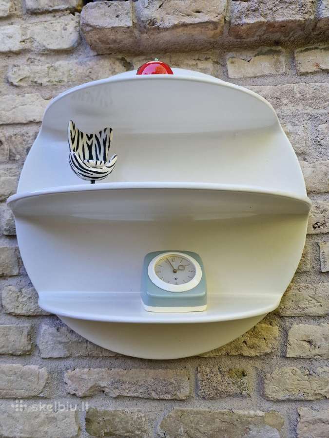 Vintažinės mid century Space Age lentynos - nuotraukos Nr. 4