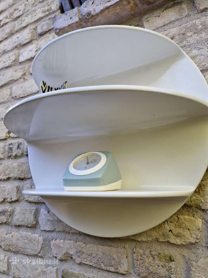 Vintažinės mid century Space Age lentynos - nuotraukos Nr. 7