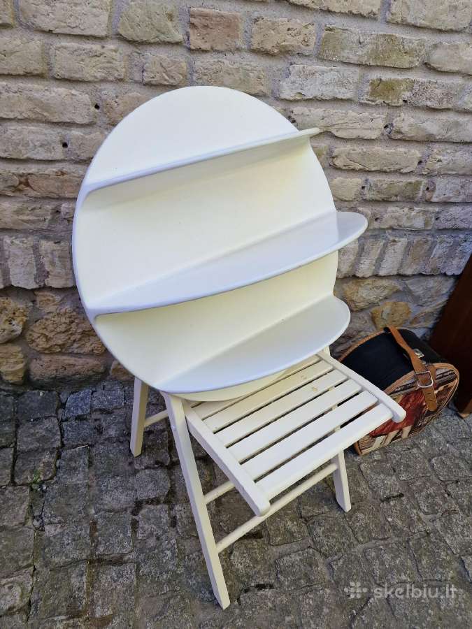 Vintažinės mid century Space Age lentynos - nuotraukos Nr. 30