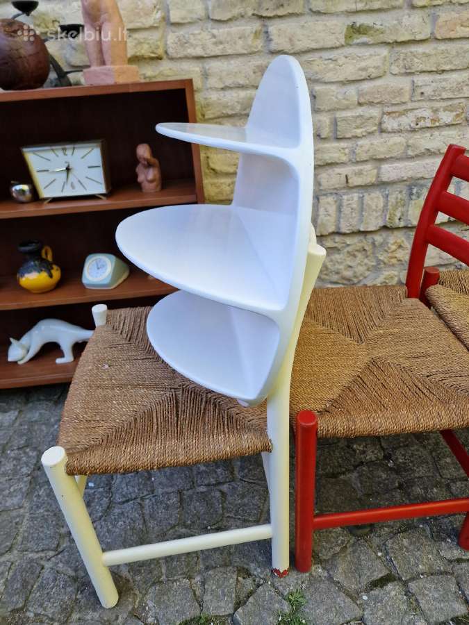 Vintažinės mid century Space Age lentynos - nuotraukos Nr. 34
