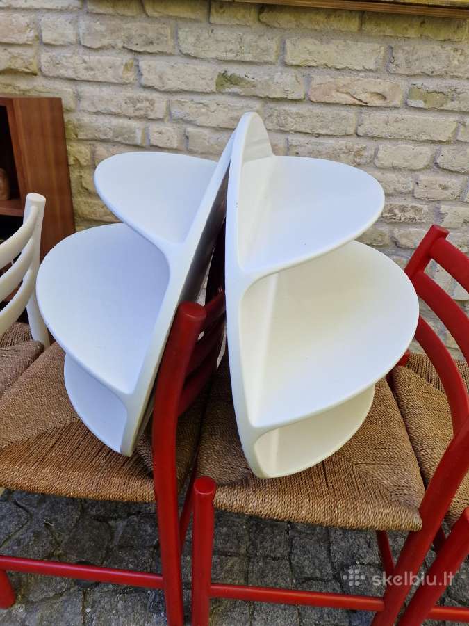 Vintažinės mid century Space Age lentynos - nuotraukos Nr. 37