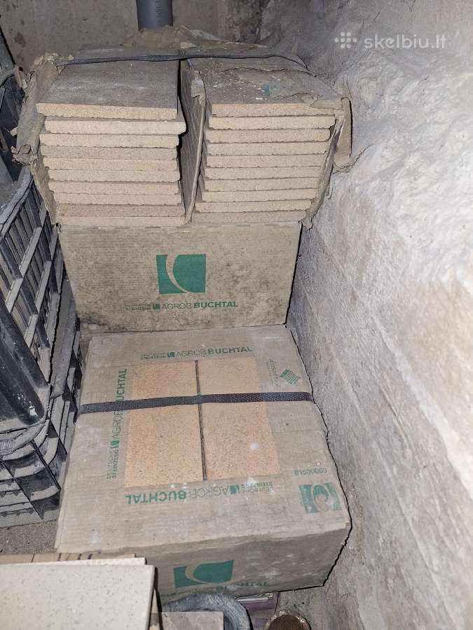 Vokiško klinkerio Agrobuchtal plytelės, pakopos