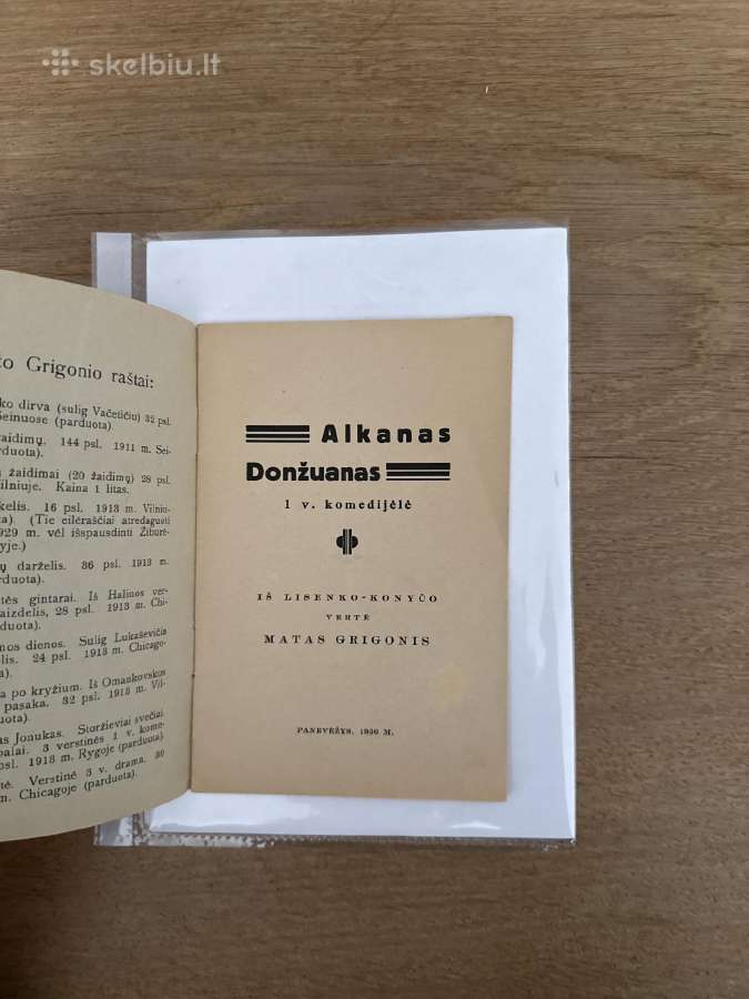 Alkanas Donžuanas 1936 m. - nuotraukos Nr. 2