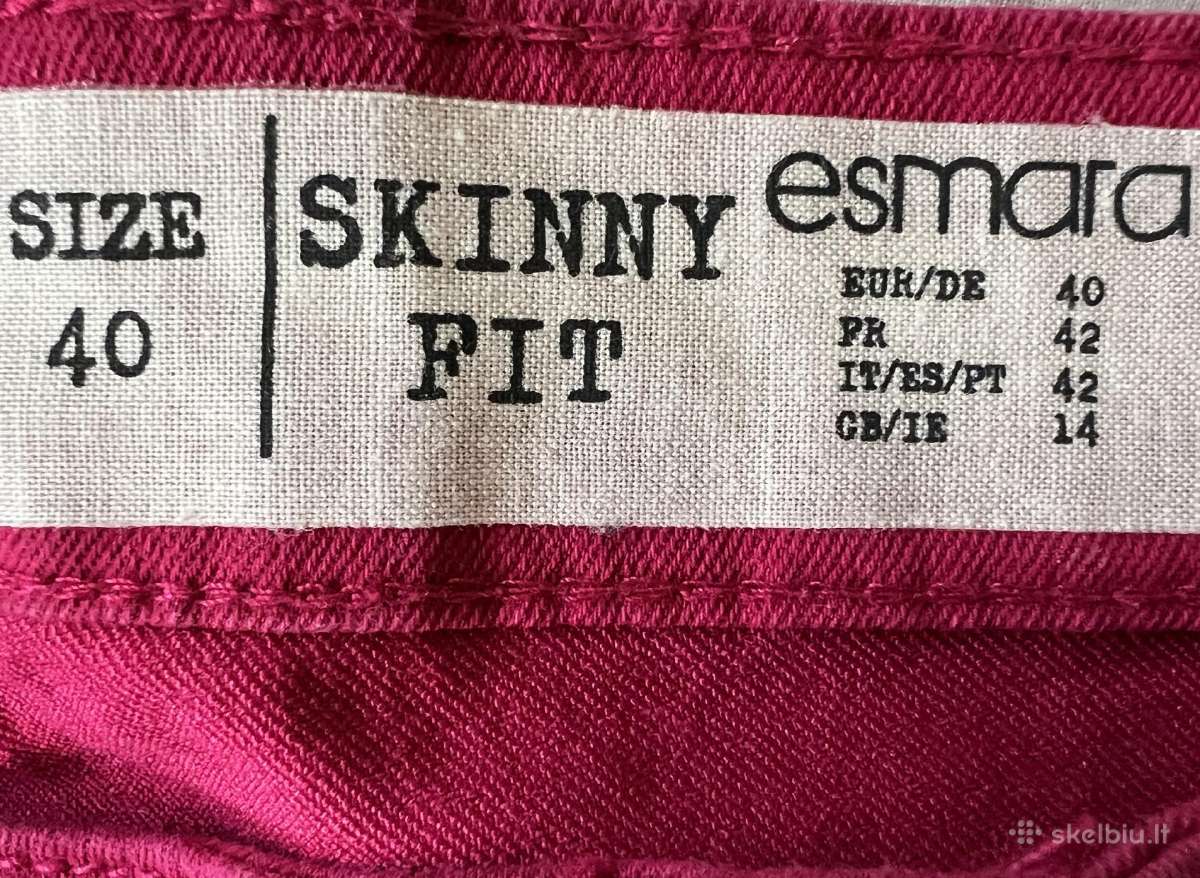 Moteriški džinsai “skinny - nuotraukos Nr. 3