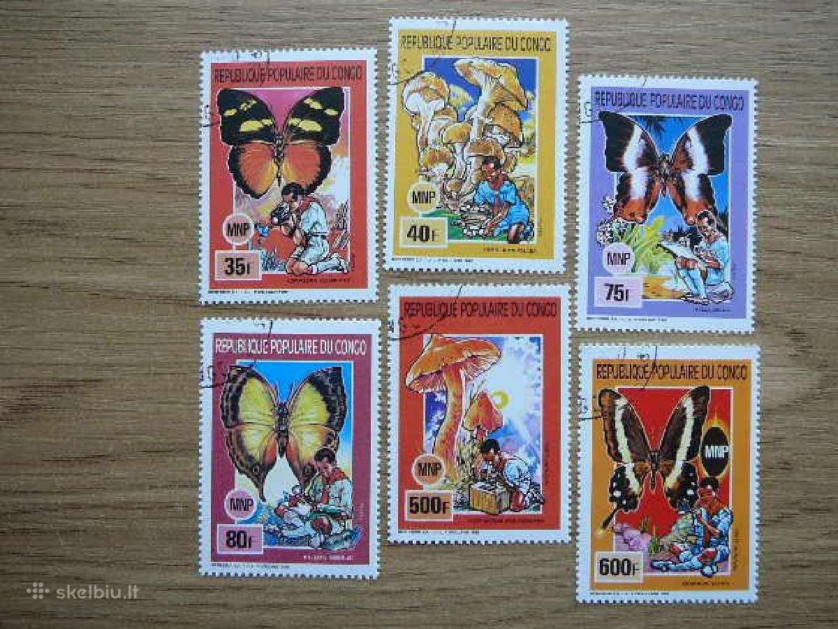 Grybai Drugeliai Kongas 1990 antsp. kg567