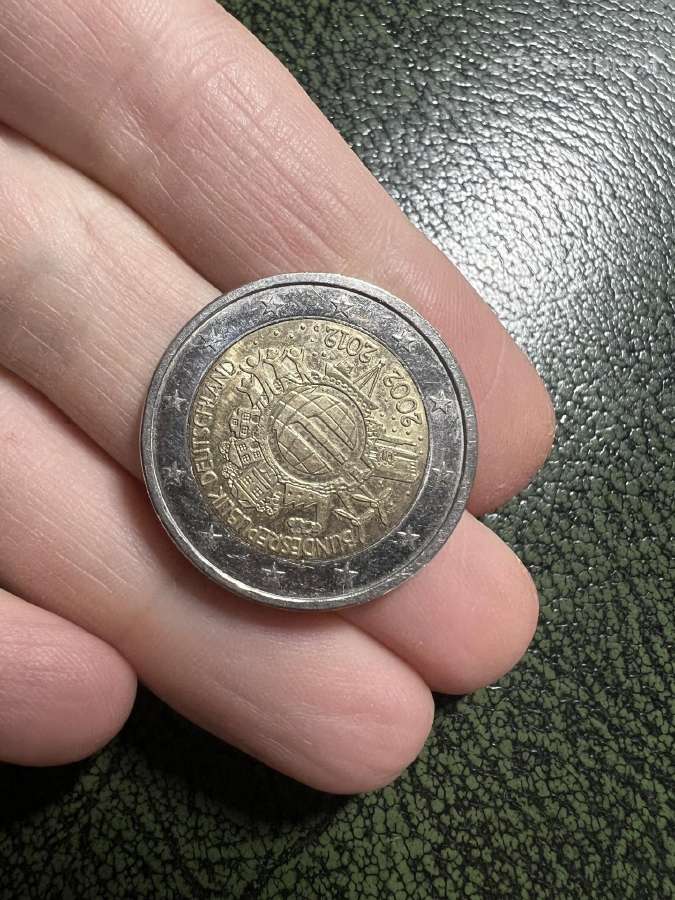 2 eur Vokietijos proginė moneta 2012 m
