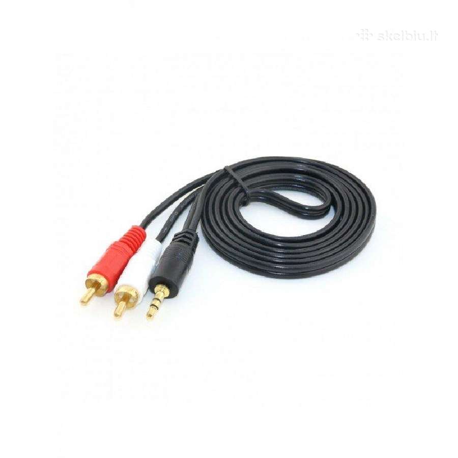 3.5 Mm Aux / 2 Rca 1.5 M Ilgio Kabelis - nuotraukos Nr. 2