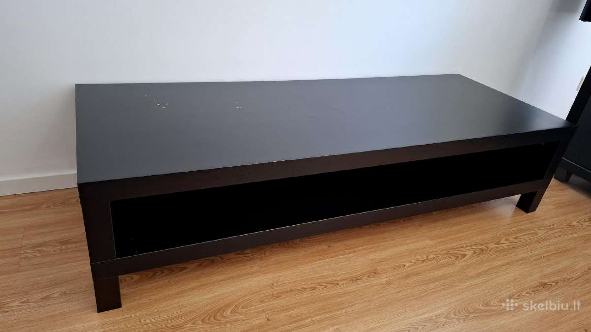 Stalas juodas 149x35x55 cm - nuotraukos Nr. 2