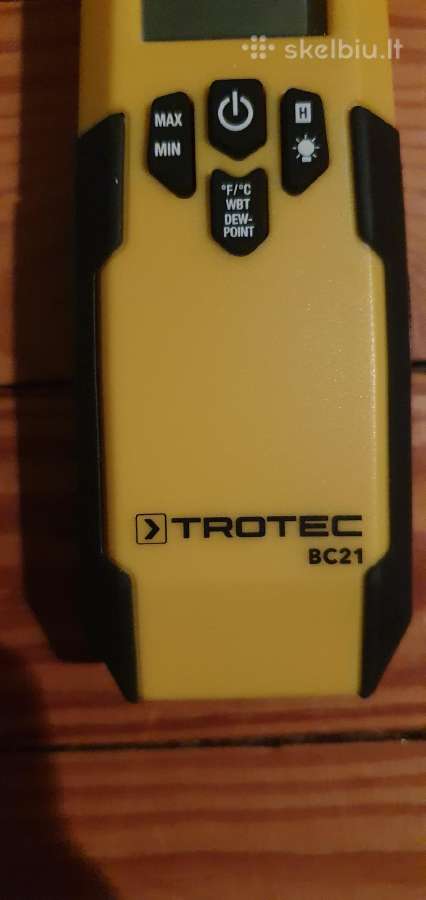 Trotec Bc21 termohigrometras drėgmės matuoklis - nuotraukos Nr. 4