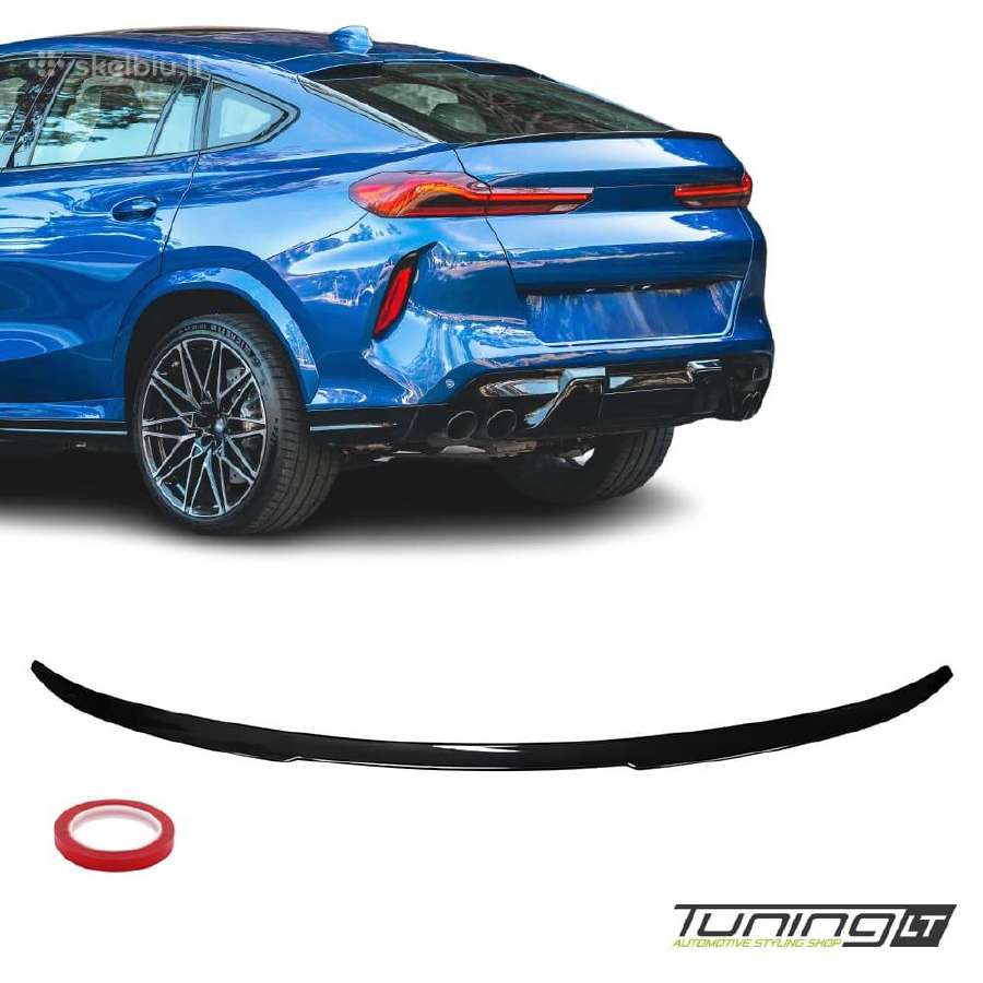 Bmw X6 G06 skirtas Spoileris ant Bagažinės, juodas